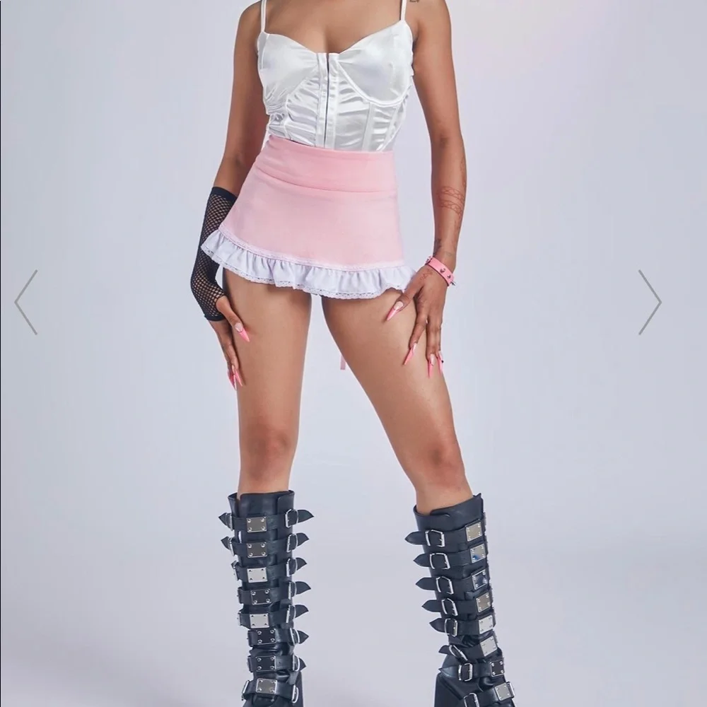 Dolls Kill satin & mesh bodysuit - Picture 14 of 16